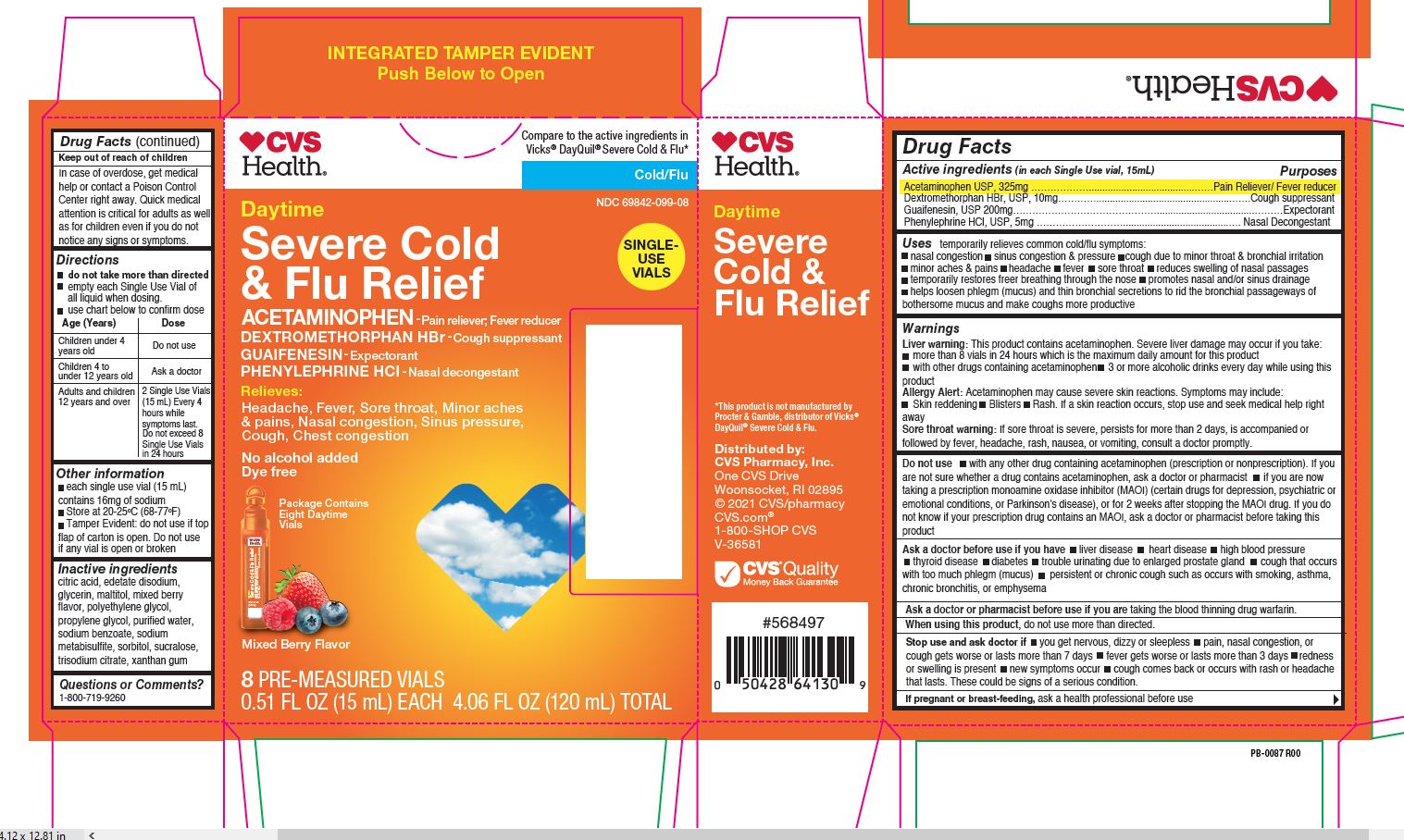 Cvs Health Daytime Severe Cold And Flu Relief Images Acetaminophen